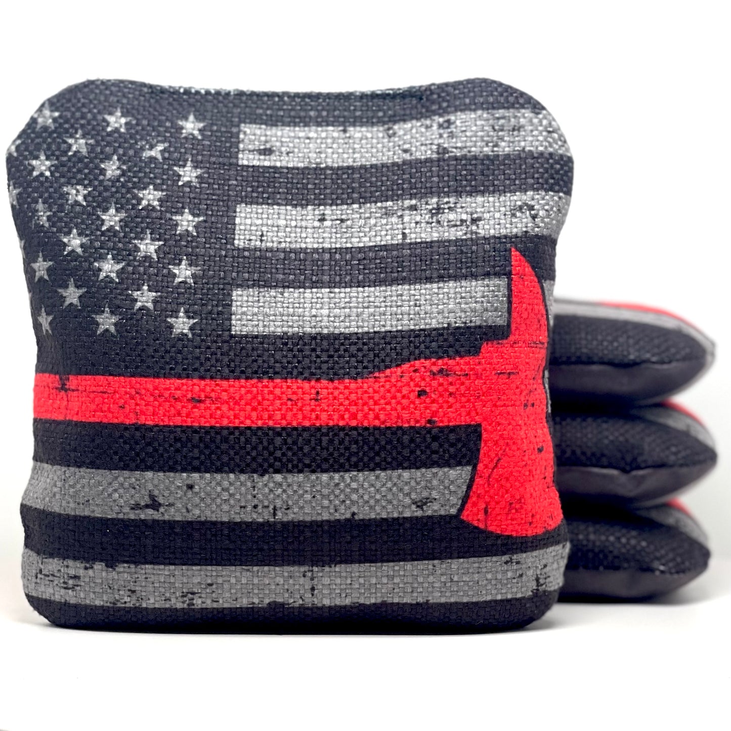 Stick 'n Slick Bags: Distressed American "Thin Red Line" bags