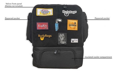 The "Burly Bag" Backpack with Cooler - Holds 5 sets bags and 10 cans