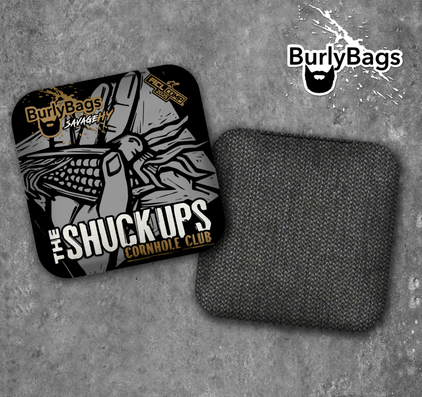 Savage-HY (5/8 Hybrid) - Shuck Ups Cornhole Club Collaboration